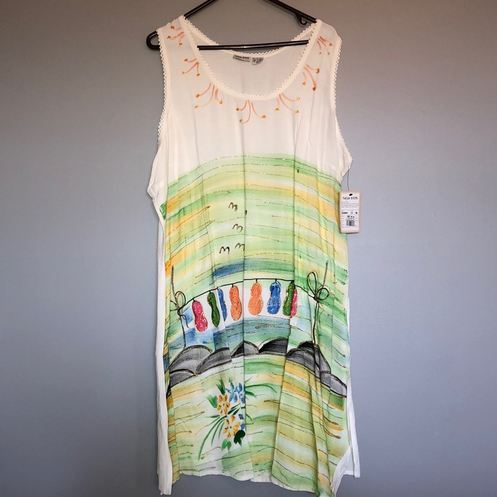 Raya sun short sleeve dress XL